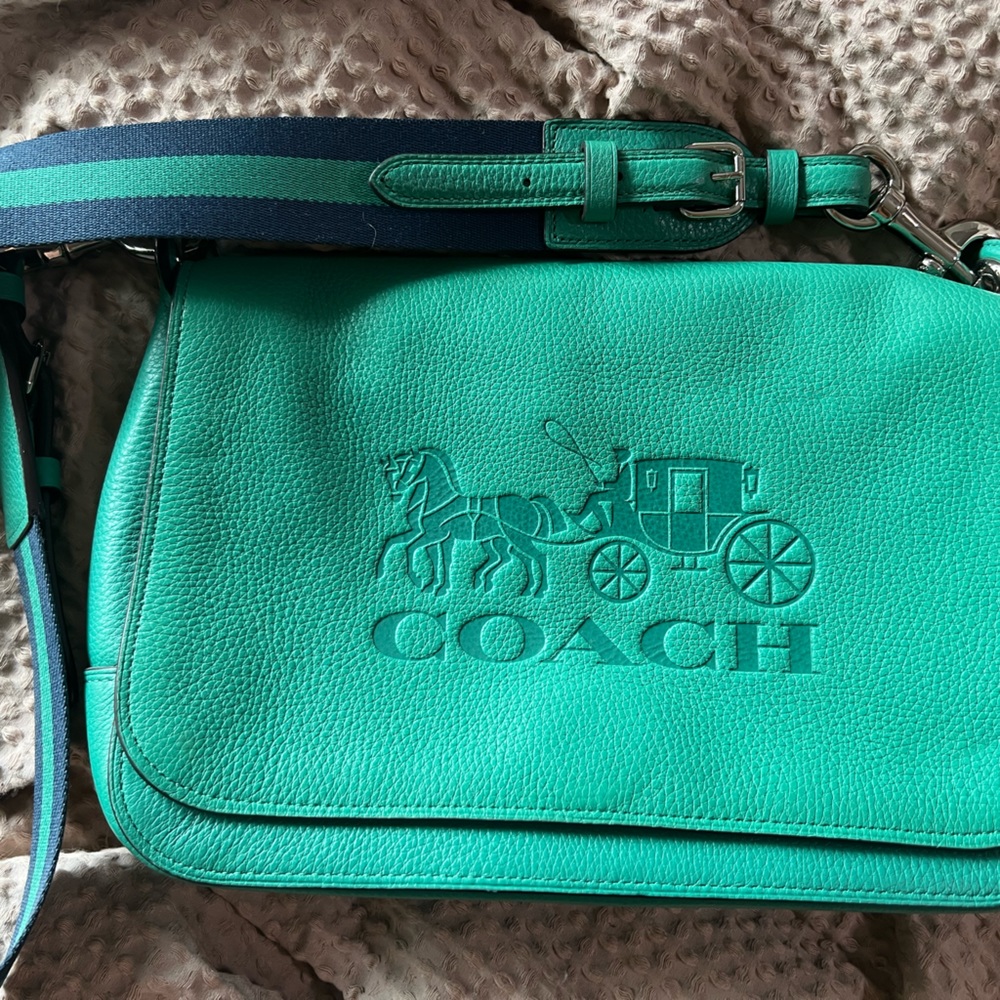 Coach flap shoulder bag